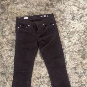 Corduroy brown jeans